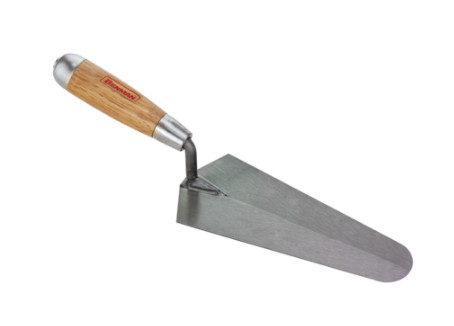 70525 - simító-vakolókanál (görög forma), fa markolat, 220mm